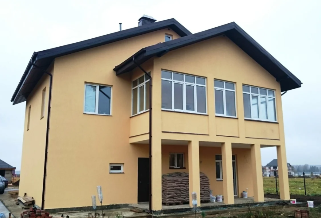 2-х этажный дом из газобетона 188 м2. пос. Рождествено, Ленобласть